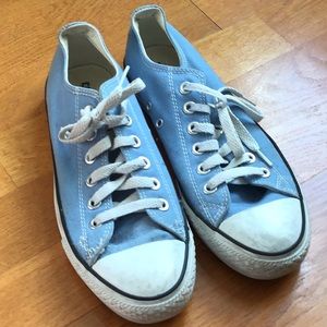 Blue converse all star